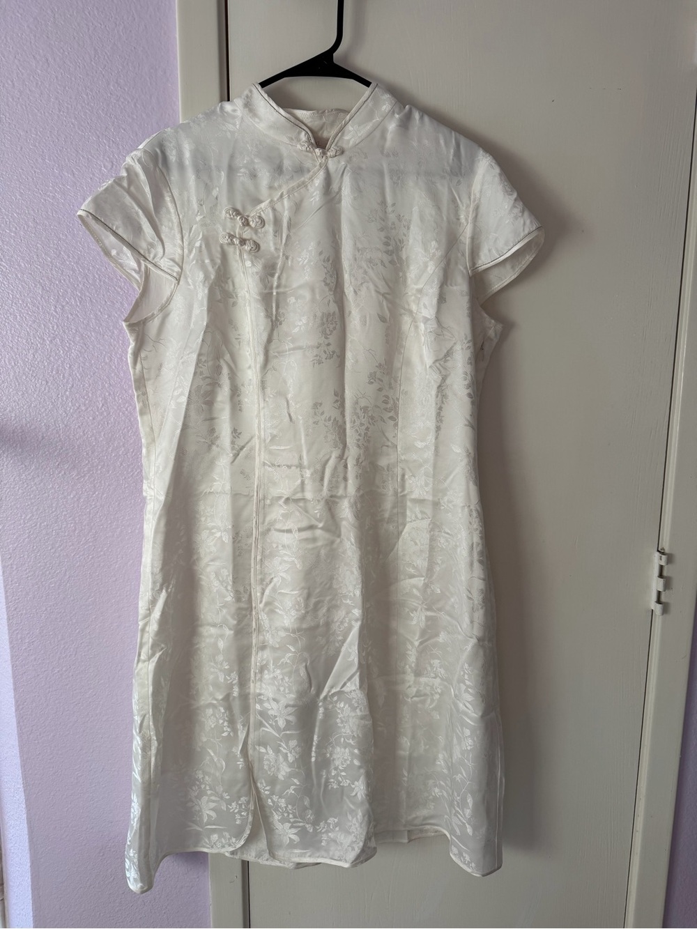 Goelia 19 Momme Mulberry Silk Cheongsam Qipao Midi Dress